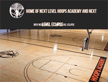 Tablet Screenshot of nextlevelhoopsacademy.com